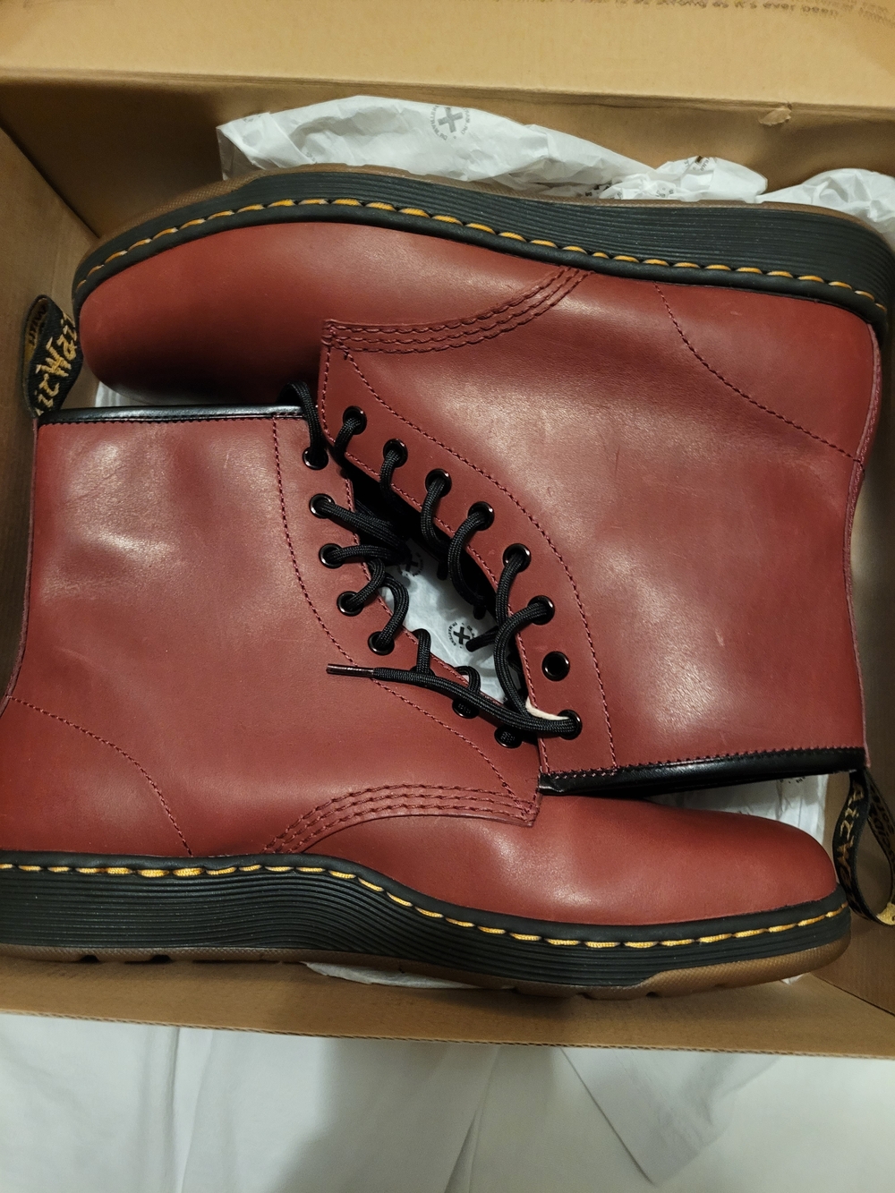 1460 Newton Leather DM's Lite Boots